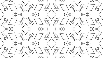 Seamless geometric pattern background. Ornament for your design