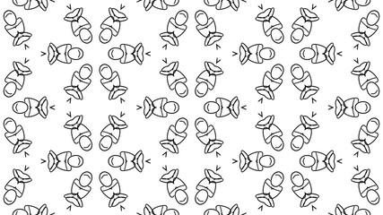 Seamless geometric pattern background. Ornament for your design