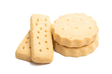 butter cookies isolated