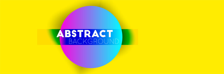 Minimal circle background, great design for any purposes. Abstract graphic texture. Banner, poster template.  card, label, banner design. Color geometric backdrop