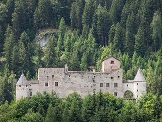 View of Nauders Castle, Nauders, Tyrol, Austria