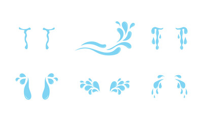 Obraz premium Water drop, tears.