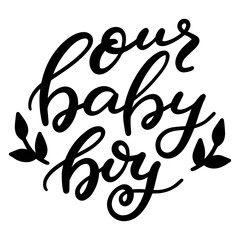 Vector lettering quote 