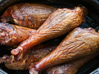 Turkey legs smoked