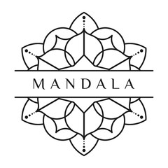 mandala vector logo icon illustration