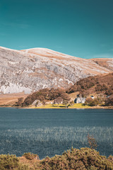 Loch Stack  at Autumn in Scotland