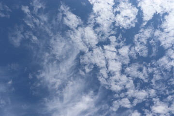 blue sky with clouds