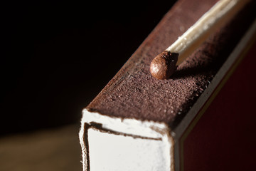 The concept of starting a business, a new beginning. Match large on the box.