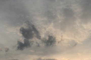 Fototapeta na wymiar Himmel, Wolken, Sky, Cloud, bewölkt