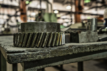 Iron and steel factory and production.