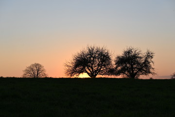 Sonne, Sonnenuntergang, leuchten, abendrot, morgenrot, Sonnenr&ouml;te, r&ouml;te, Abendstimmung