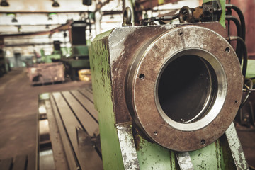 Iron and steel factory and production.