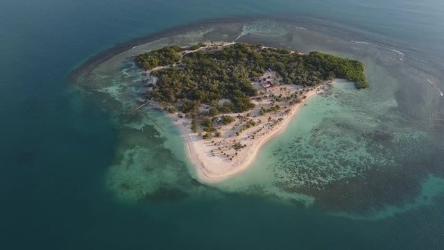 AERIAL Cayo Muerto Island, Morrocoy National Park, Venezuela