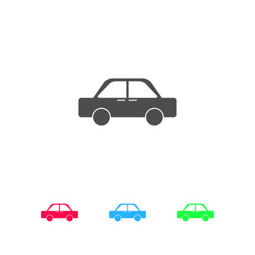 Car icon flat.