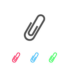 Fototapeta premium Clip icon flat.