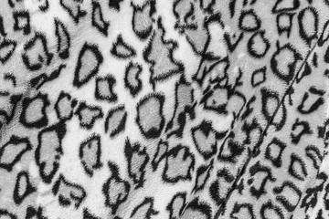 Beautiful horizontal texture of gray and white microplush or fur for textile and hand made sewing