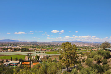 Panorámica de Murcia, España