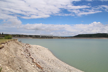 Obraz premium Dam On Ghost Lake, Alberta