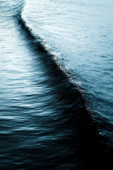 Aerial view of wave in ocean