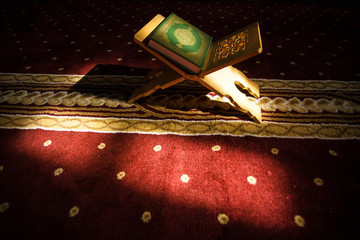 Holy Quran in a mosque