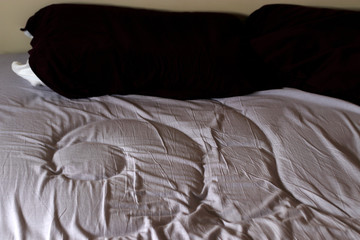 Fototapeta na wymiar bed with pillows