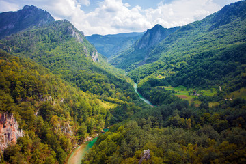 Valley in mountains