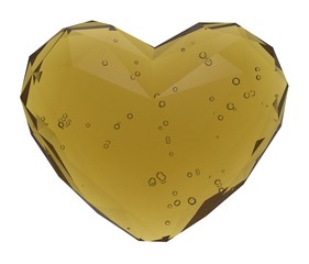 3d illustration of the art heart
