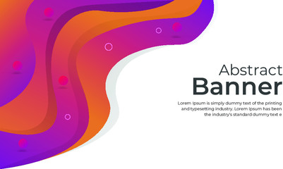 abstract banner design 