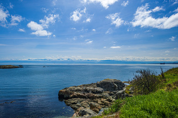 The Coast of the Salish Sea from Saxe Point