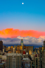 Fototapeta premium San Francisco sunset