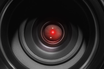 Eye of the camcorder glows red - the concept of video tracking and video monitoring systems....