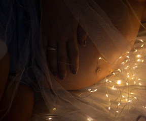 Pregnant woman waiting for the baby