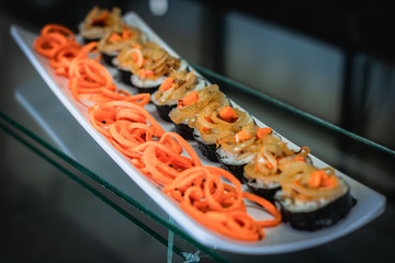 Sushi Roll with carrot