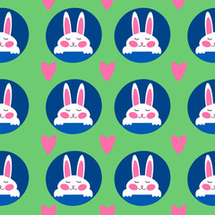 Vector. Rabbit patern