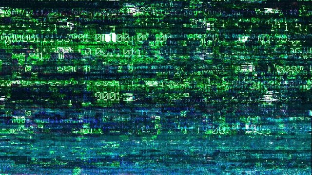 Digital Glitch Code. Including Sound Glitch Effects