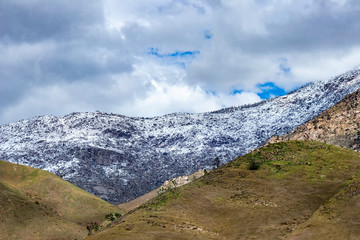 Cannell Peak Spring Snow