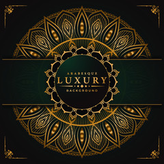 vector illustration of an abstract background with mandala pattern