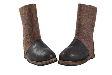 Felted boots - the best special shoes for the cold