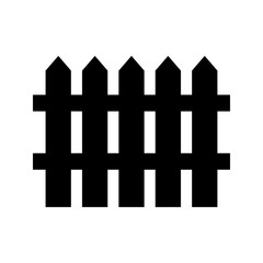Fence icon vector