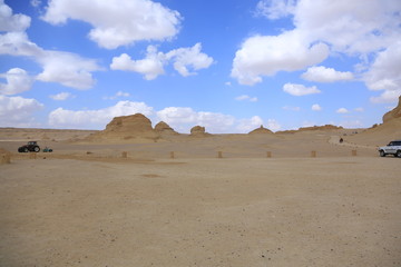 Fototapeta na wymiar Wadi Hetan on the desert