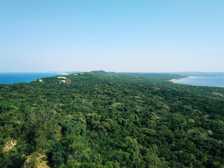 Fototapeta na wymiar Paisaje Isla de Inhaca en Mozambique, África