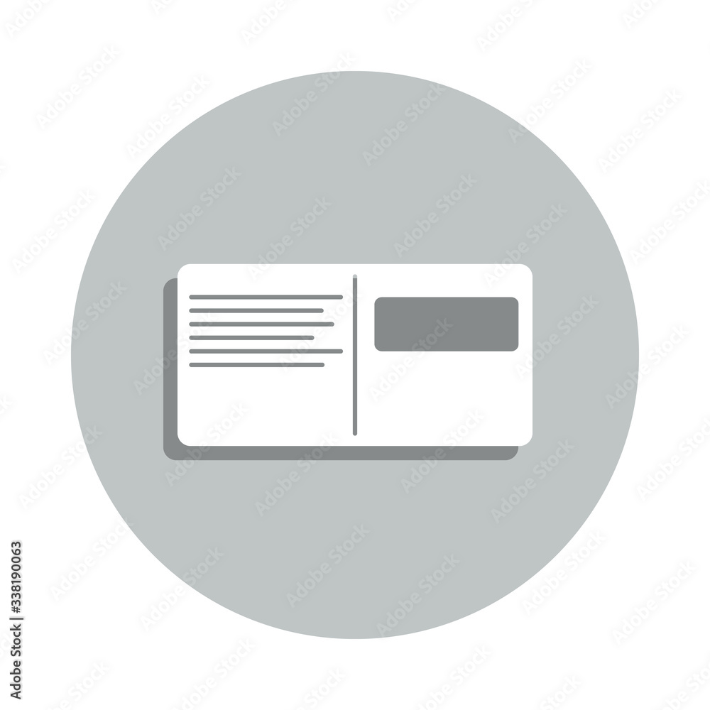 Aufkleber notebook badge icon. simple glyph, flat vector of web icons for ui and ux, website or mobile applica