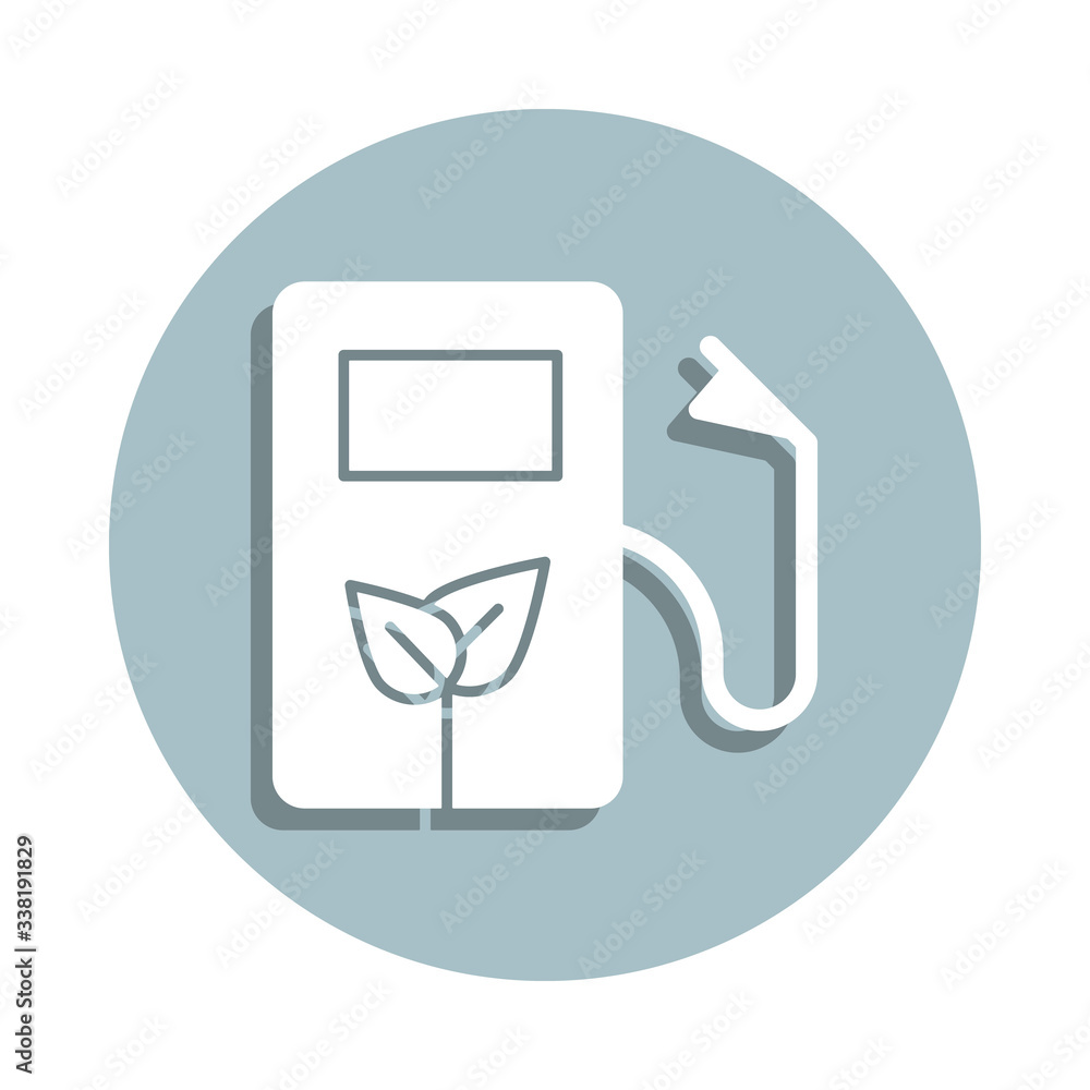 Poster net energy badge icon. simple glyph, flat vector of energy icons for ui and ux, website or mobile ap