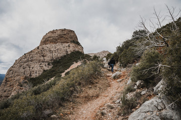 Mallos of Riglos, in Huesca, Spain. Spectacular rock formations, with walls that reach to 275 meters hihg