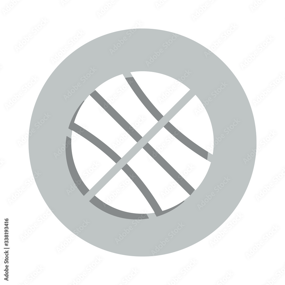 Poster basketball badge icon. simple glyph, flat vector of web icons for ui and ux, website or mobile appli