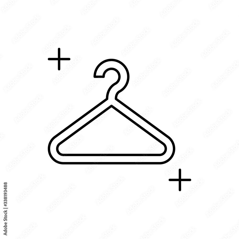 Poster hanger icon. simple line, outline vector elements of housework for ui and ux, website or mobile appl
