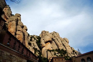 Rocky mountains in Barcelona
