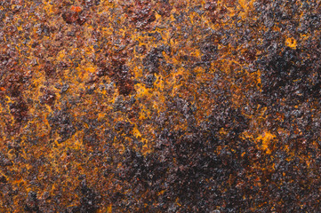 Rusted metal abstract texture. rough iron plate. dirty steel sheet background
