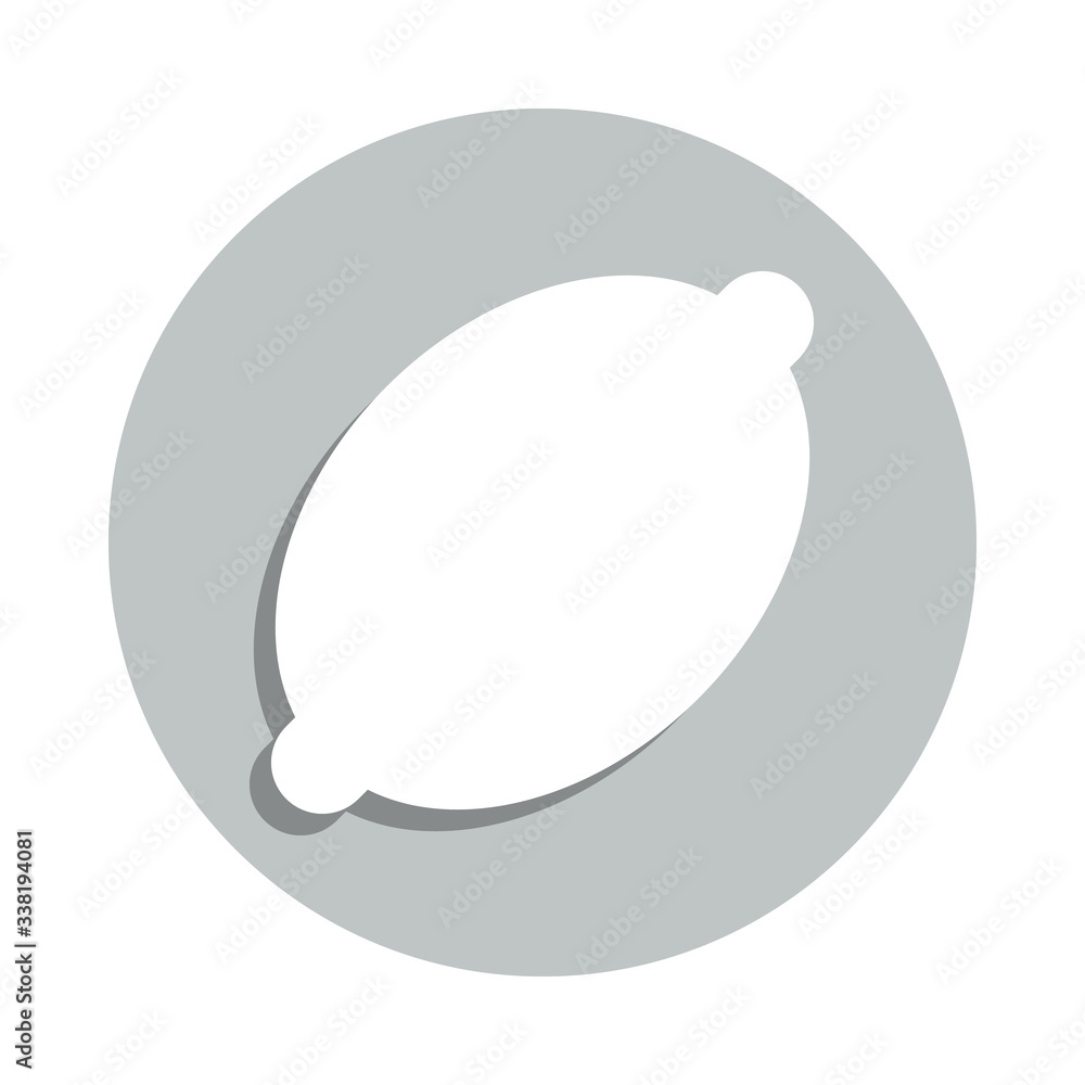 Poster lemon badge icon. simple glyph, flat vector of web icons for ui and ux, website or mobile applicatio