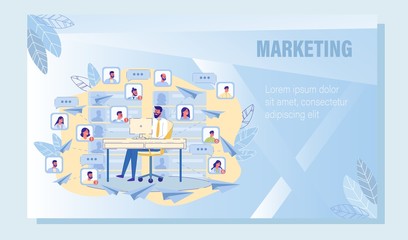 Email Marketing Online Service Presentation Poster